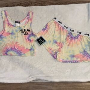 Tie-Dye Tank and Shorts Set